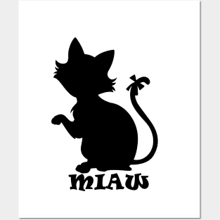 miaw Posters and Art